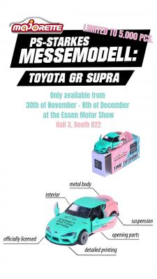 PS-Starkes Messemodell von Majorette: Toyota GR Supra