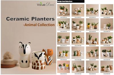 Animal Novelty Design Ceramic Pots