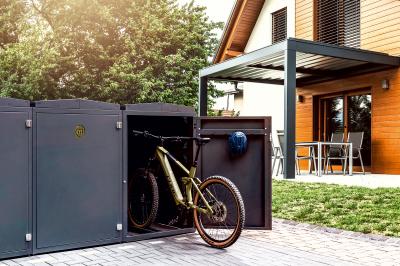 mauser Fahrradgarage am Ferienhaus